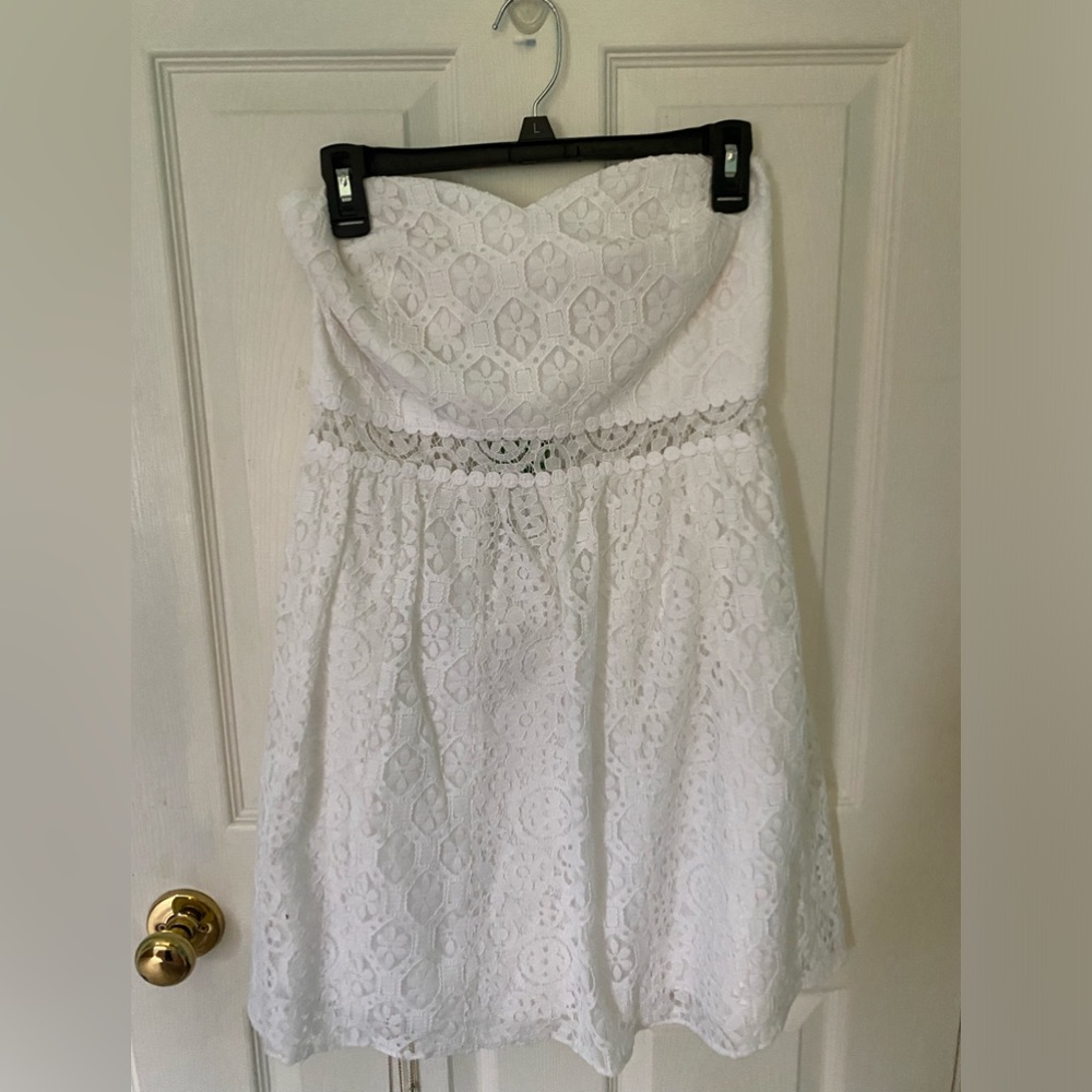 Lily Pulitzer white lace dress
